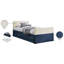 Lit gigogne / rangement en velours Ivy-1958873253
