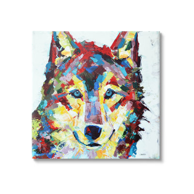 Art urbain sur toile abstrait de style urbain par Jen Seeley