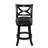 Adelaida Swivel Upholstered Counter Stool with Solid Wood Frame-645982592-645982599