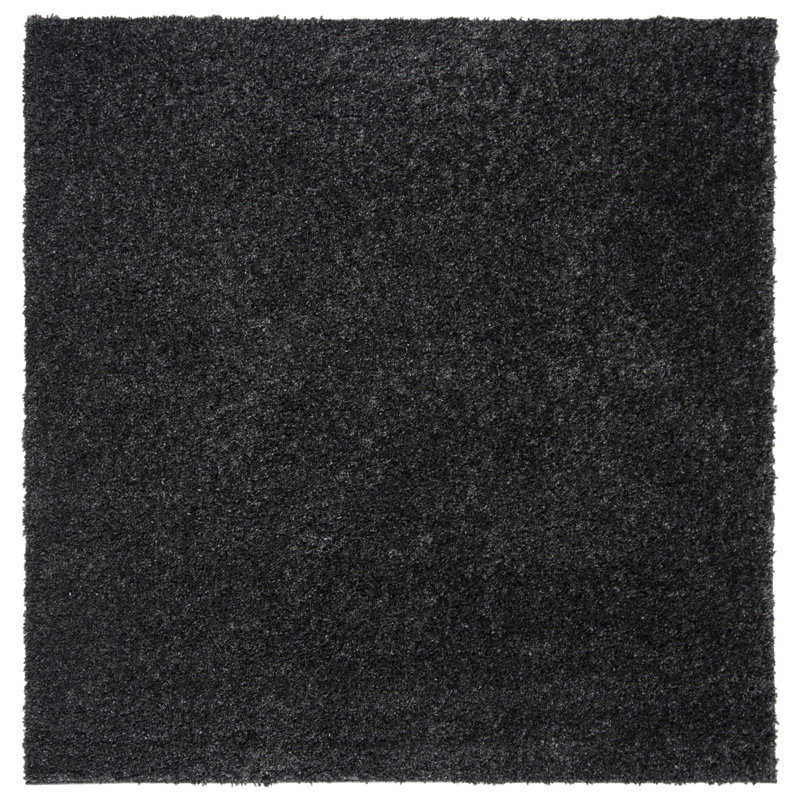 Jiang Charcoal Area Rug, Square 4'