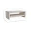 Table basse rectangulaire