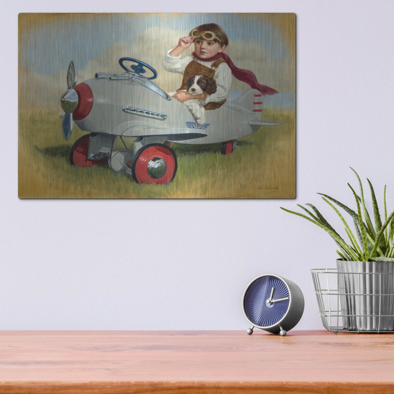 «1941 Steelcraft Pursuit Plane» par David Lindsley, H 12 po x l 16 po