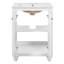 Meuble-lavabo autoportant de 24 po avec lavabo et rangement à fermeture en douceur-133678038