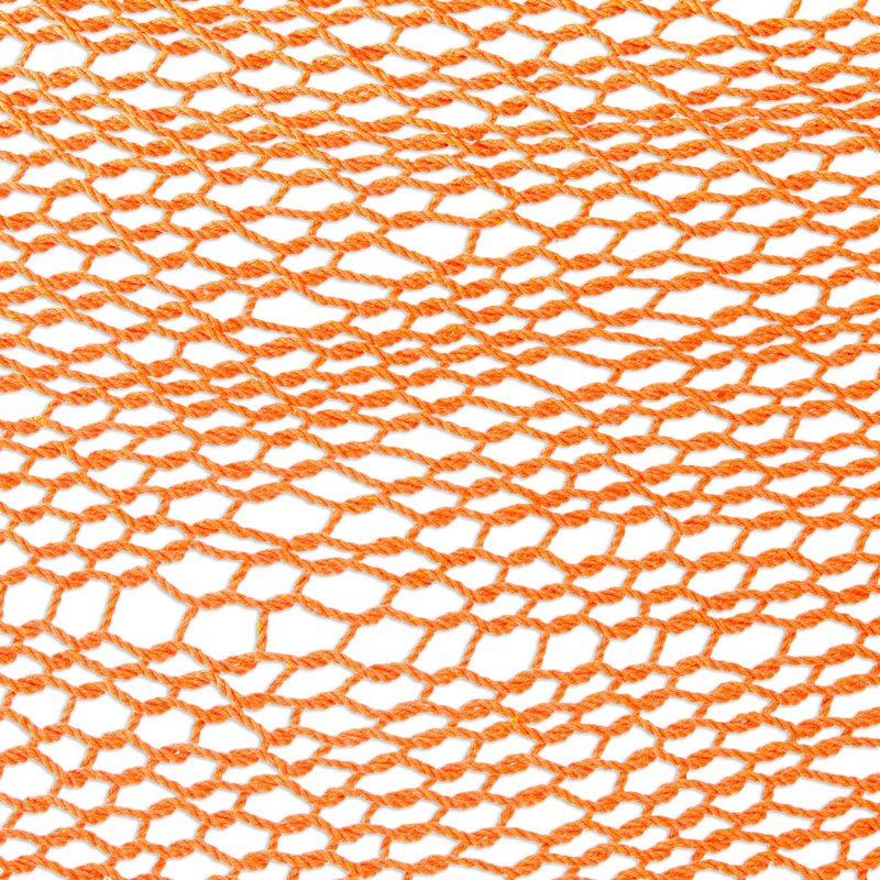 Hamac Mirage en corde de coton orange (triple)
