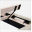 Lit plateforme capitonné élégant avec structure durable et lattes de soutien pour un sommeil confortable-254723609