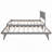 Platform Bed with Adjustable Trundle-1421359329