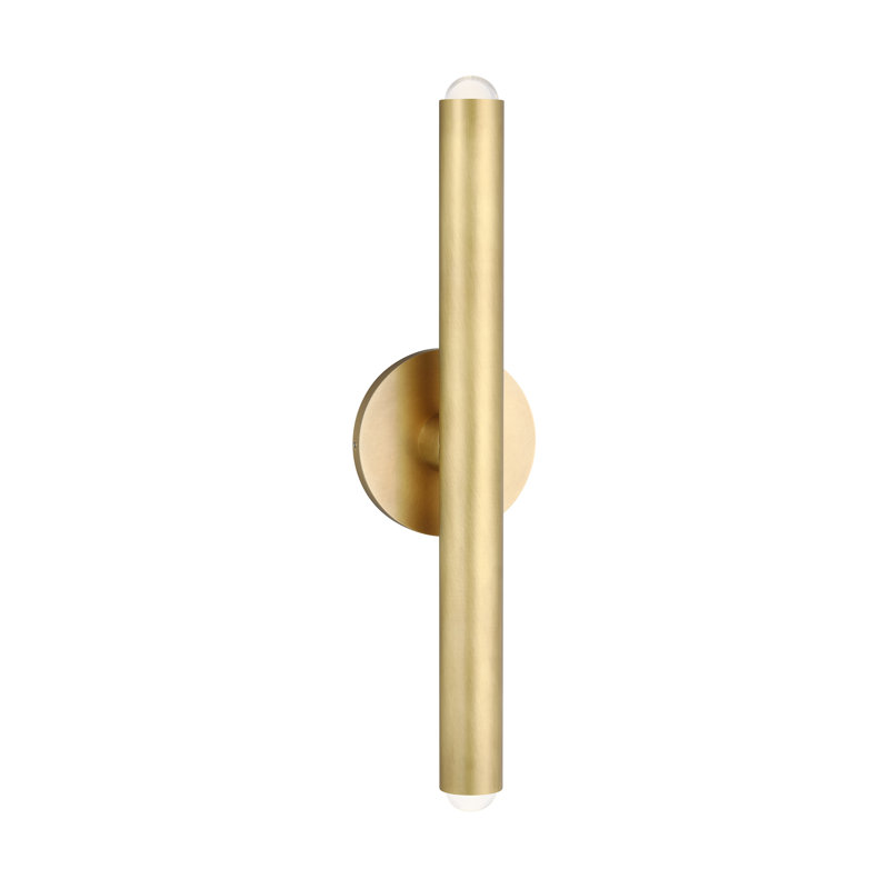 Ebell 1 - Light LED Armed Sconce, Natural Brass