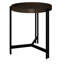 Table de bout ronde cacao foncé