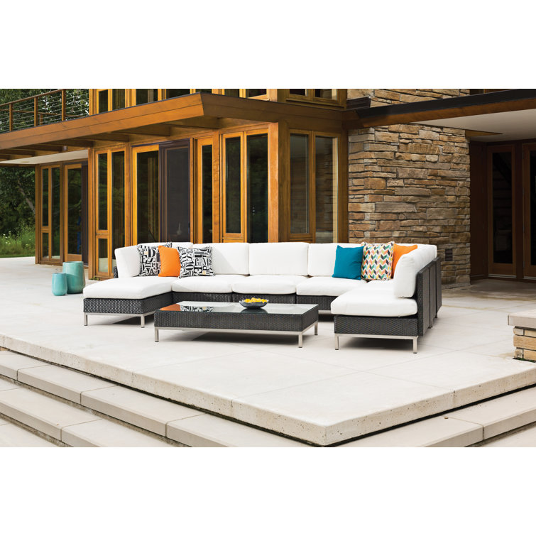 Elements Outdoor 7 - Seat Patio Sectional