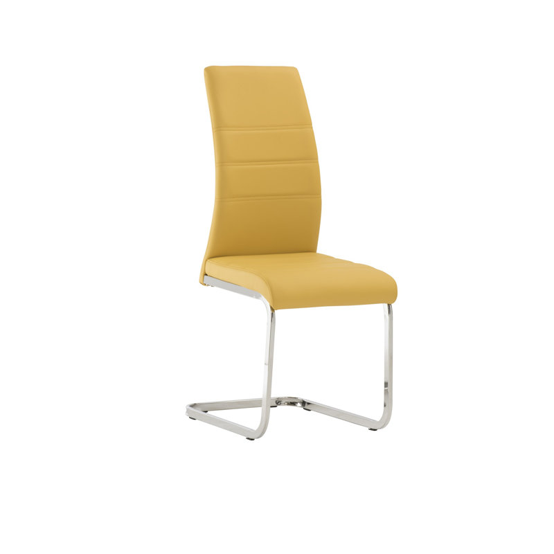 Ilana 46cm H Upholstered Side Chair, Grey, 1