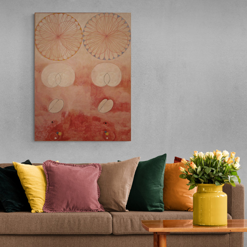 The Ten Largest No.9 Old Age by Hilma AF Klint - Wrapped Canvas Print, 81cm W x 117cm H x 4cm D