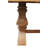 Aryhanna 8 - Person Pine Solid Wood Solid Wood Top Trestle Dining Set-87498788