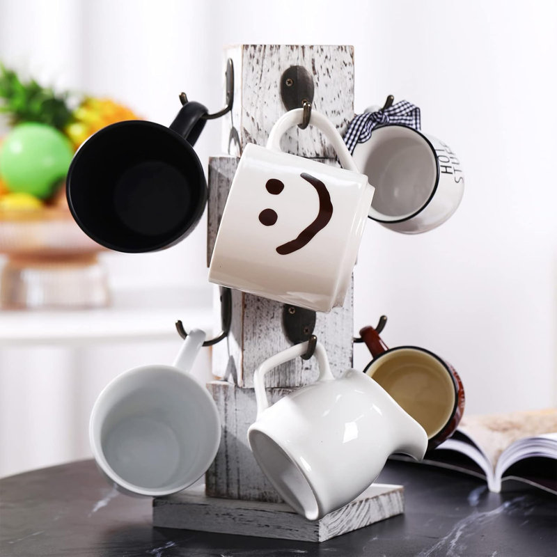 Ciclaly Mug Tree, White