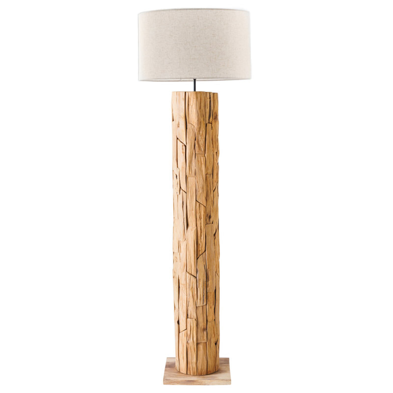 Ahwahnee 160cm Traditional Floor Lamp, Beige