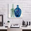  «Laura Gibson _sea Glass Vase 1» par Annie Warren, art mural sur toile, 18 po x 18 po