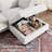 77" Chenille Sectional Couch Bed-1431790432