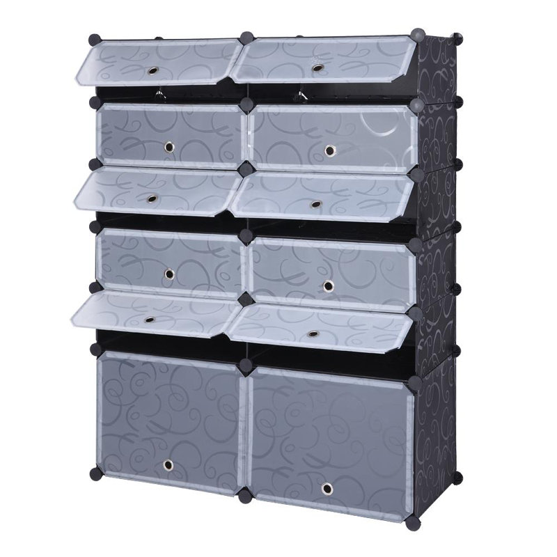 Armoire de rangement pour 12 paires de 12 cubes