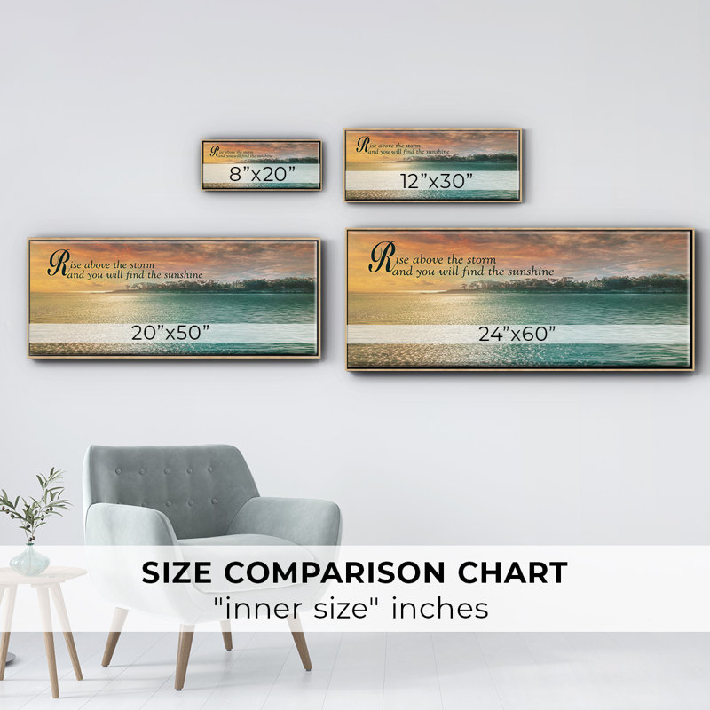Rise Above- Framed Canvas