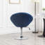 Fauteuil d'appoint pivotant en velours Noas-127661296