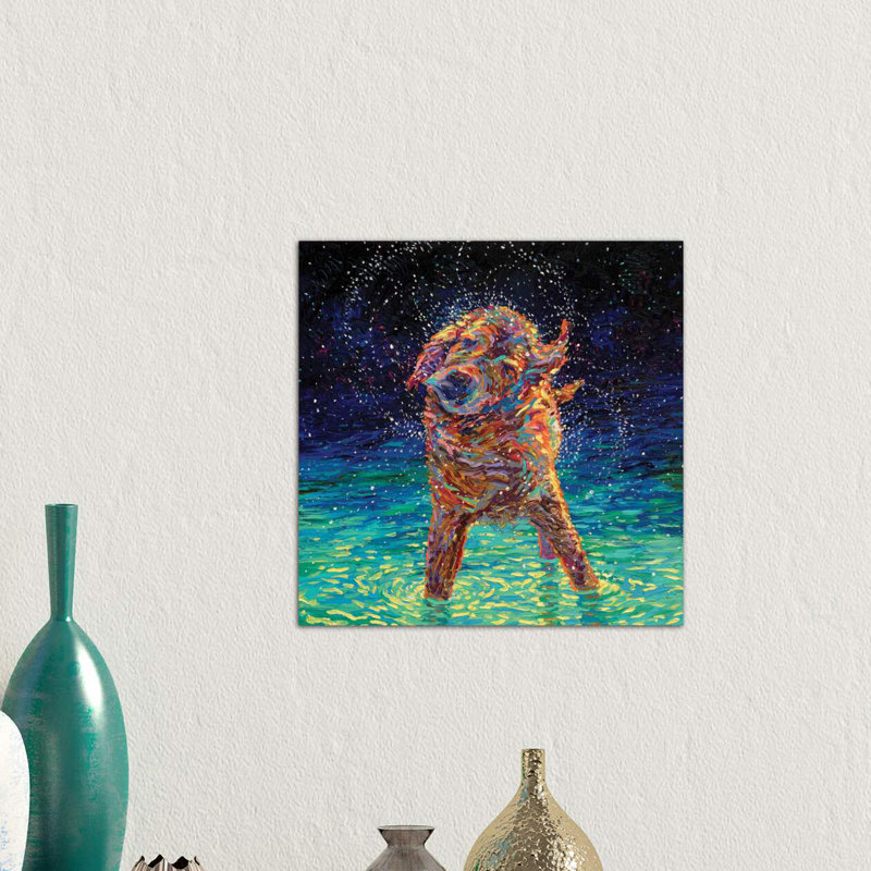 « moonlight nage » par iris scott, reproduction d’impression, Toile tendue, H 48 po x l 48 po x P 1,5 po