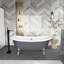 66,3 po X 30,42 po Baignoire de trempage autoportante en acrylique-111620459