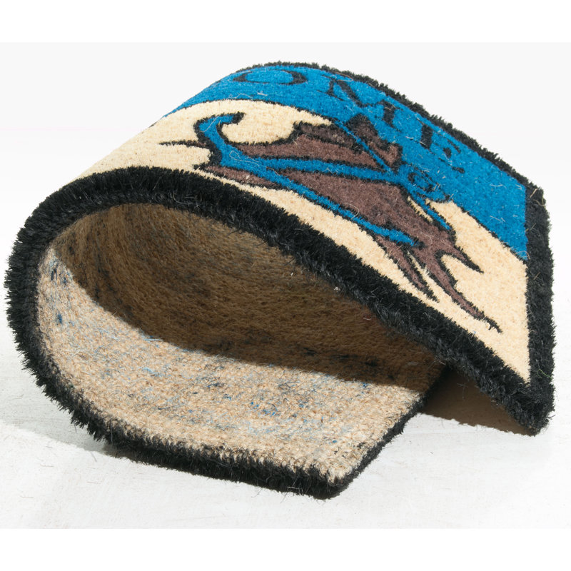 Alyna Non-Slip Geometric Outdoor Doormat, Rectangle 1'6" x 2'6"