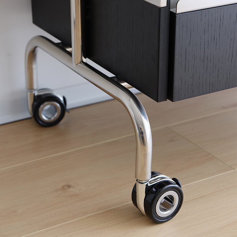 Coat Rack Stainless Steel Handles Braked Wheels