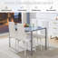 4 -Person Tempered Glass Dining Set-994373850-994373862