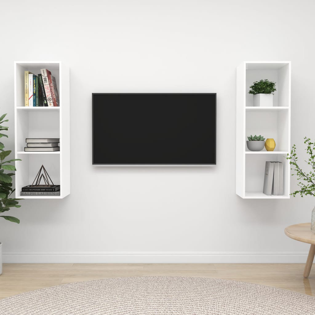 Drayven Unfinished Floating TV Stand for TVs up to 88"
