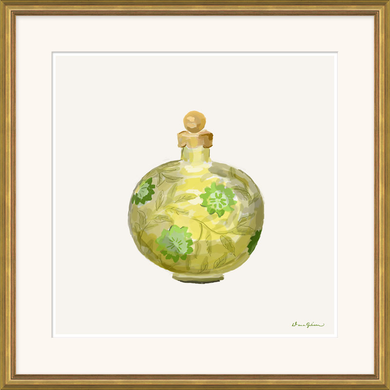 Cosmos Chartreuse Print by Dana Gibson, Green