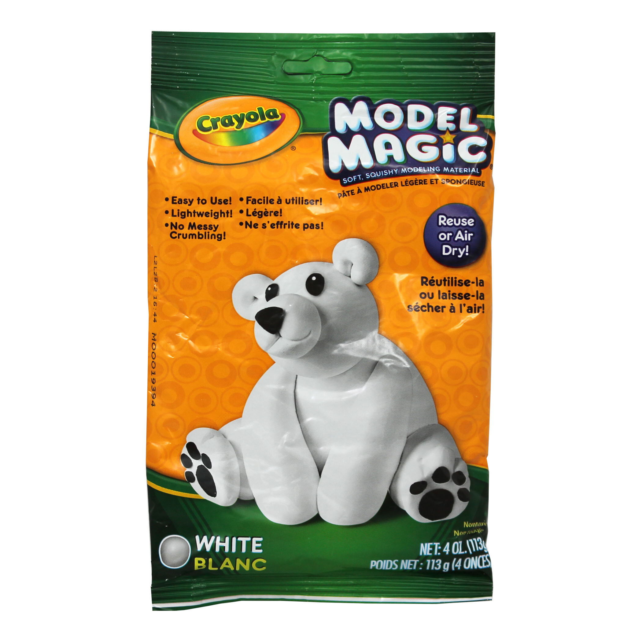 Crayola Model Magic Air Dry Clay - White 4 oz.