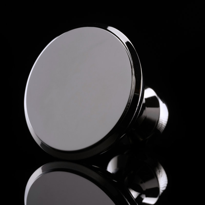 Edgewood Collection Round Knob - 1-1/4 " Diameter Cabinet Knob- Transitional Hardware for Drawers & Cabinets, Chrome