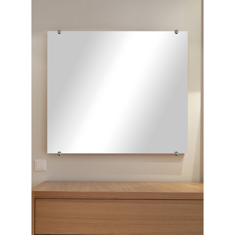 Cheston Flat Wall Mirror, 40" x 34"