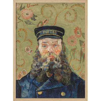 Pop Art & Retro "The Postman" par Vincent van Gogh, reproduction d'art encadrée