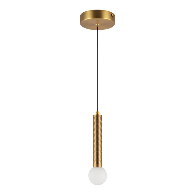 Serville 9-In Pendant, Gold