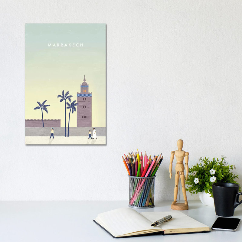 Marrakech by Katinka Reinke - Wrapped Canvas Print, 20.32 cm H x 30.48 cm W