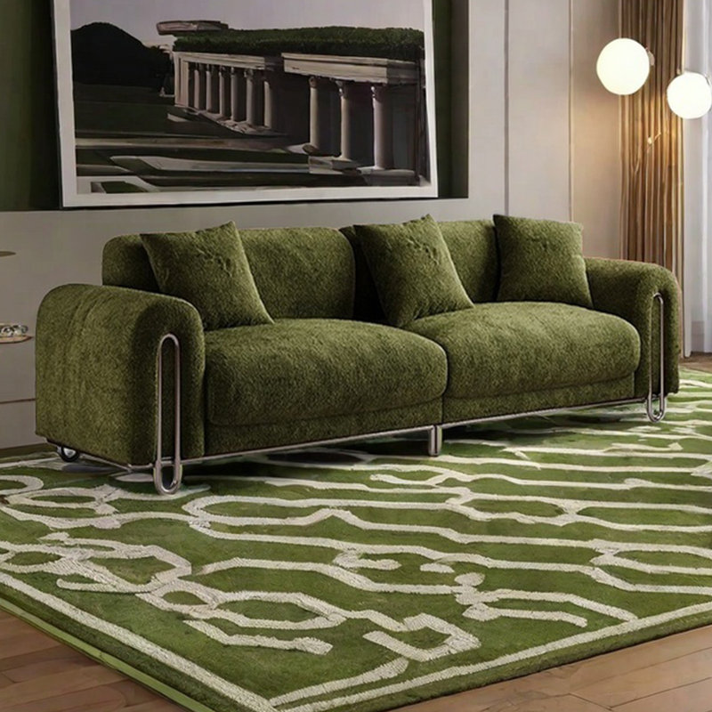 Canapé en métal style français Bauhaus, H 30,7 po x l 94,48 po x P 39,37 po