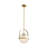 Gridora 1-Light Modern Glass Globe Kitchen Island Pendant Light-2100141761