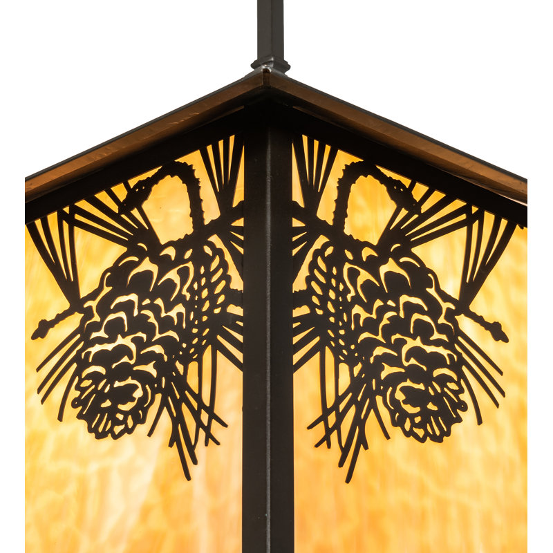 Rustic Lodge Outdoor Hanging Lantern