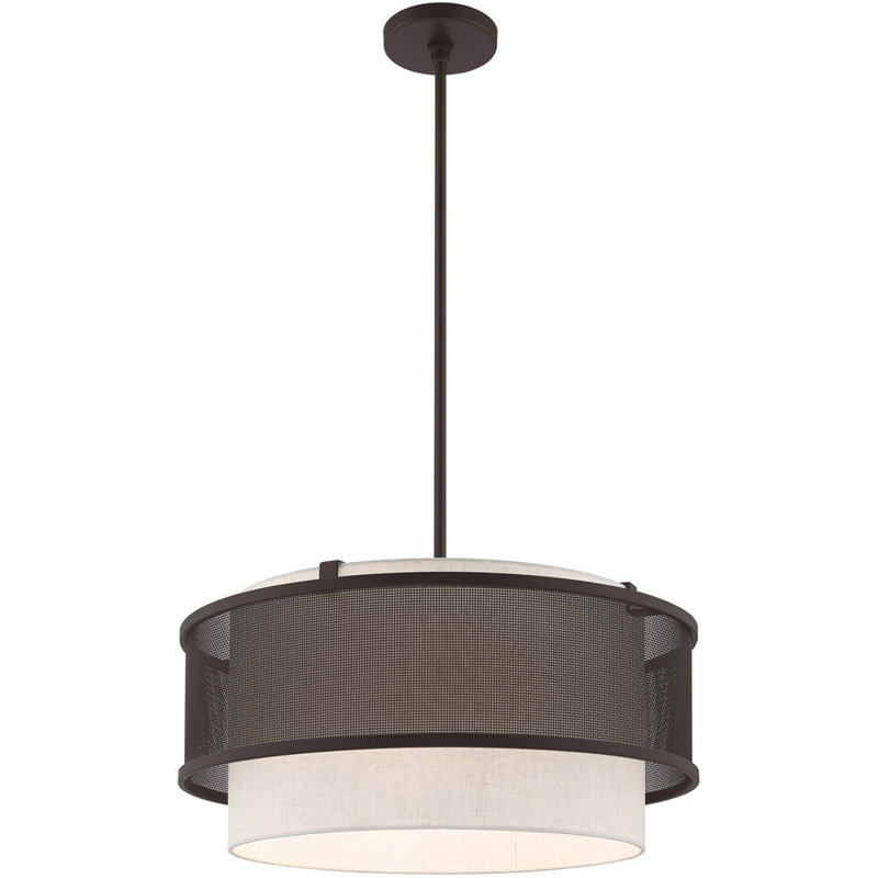 Lustre tambour 4 lumières Nedra