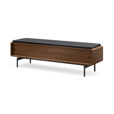 LINQ Leather Storage Bench