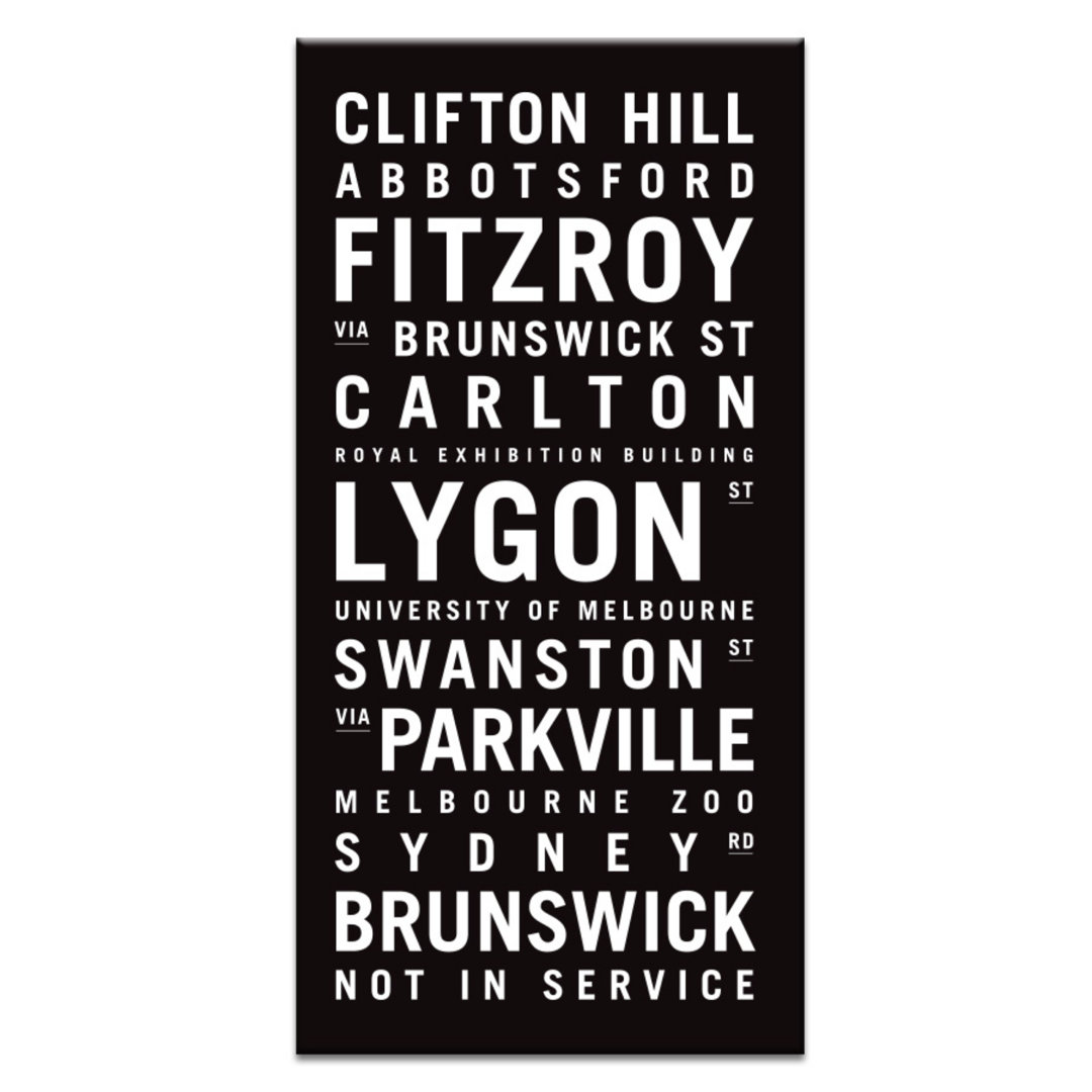 Tram Scrolls - Print on Canvas