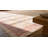 Faded Cream Color Geometric Pattern Antique Square Dhurrie Flatweave Rug