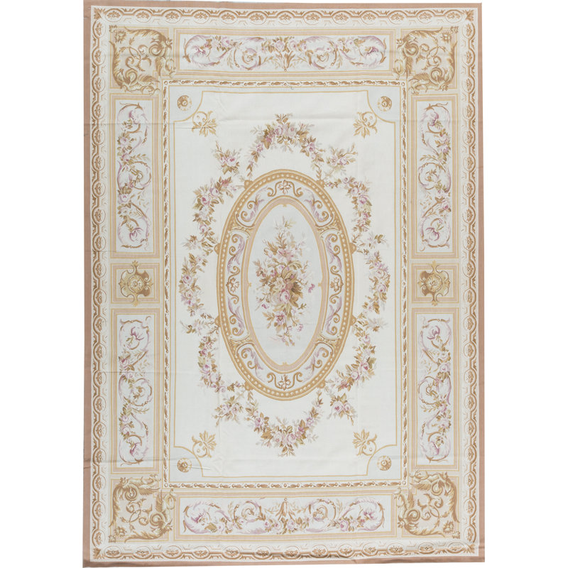 Aubusson Renaissance Wool Oriental Area Rug