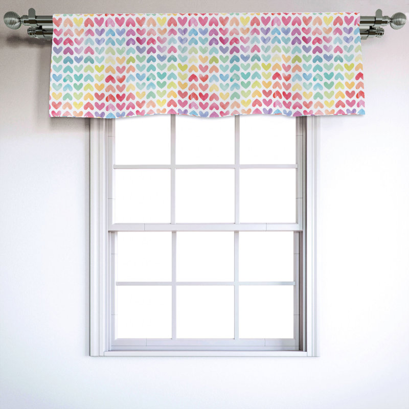 Sateen Ruffled Window Valance
