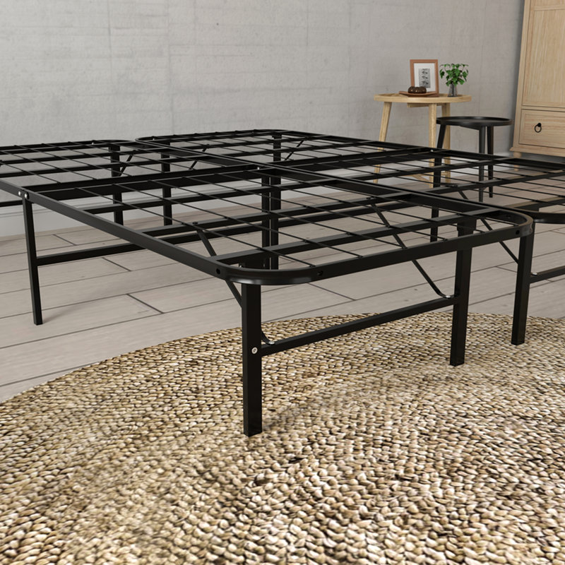 Sommier plateforme noir Omne Steel