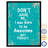 " Don't Judge Me I Was Born Awesome Not Perfect "