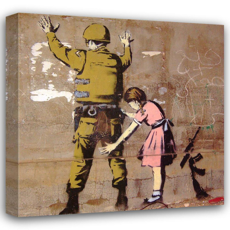 Bethlehem mur graffiti, H 20 po x l 20 po