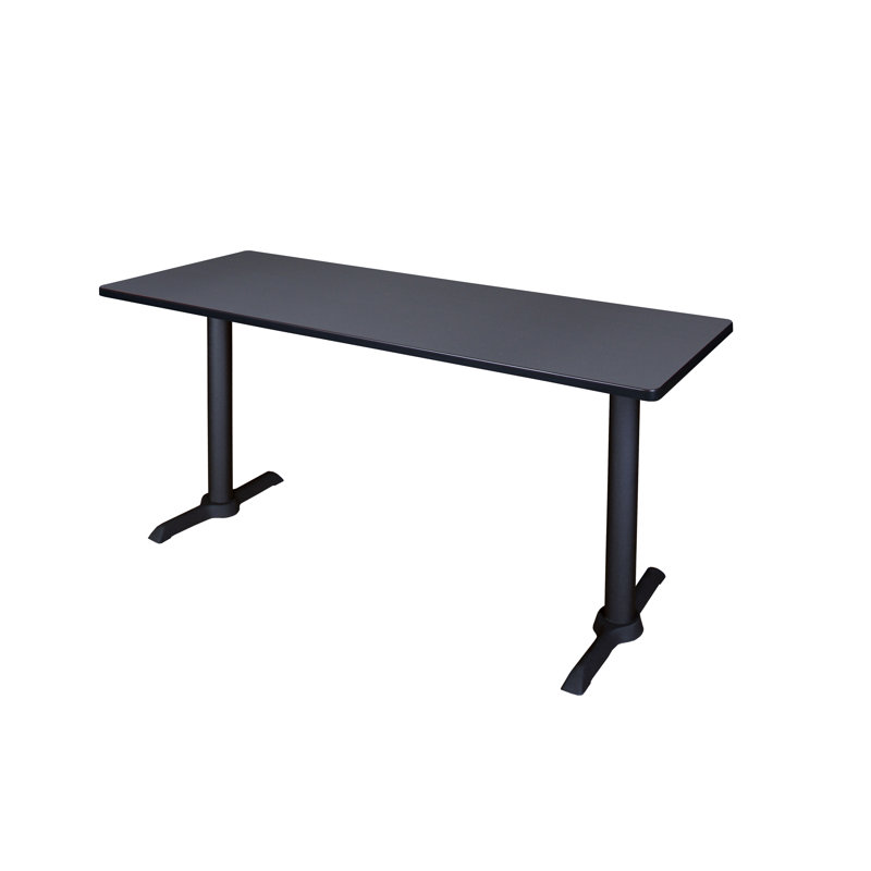 Nidal Cain Steel T-Base Training Seminar Table, Gray Nebula, 29" H x 72" L x 24" W