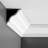 4-3/8 in x 4-3/4 in x 78-3/4 in Primed White Plain Polyurethane Crown Moulding